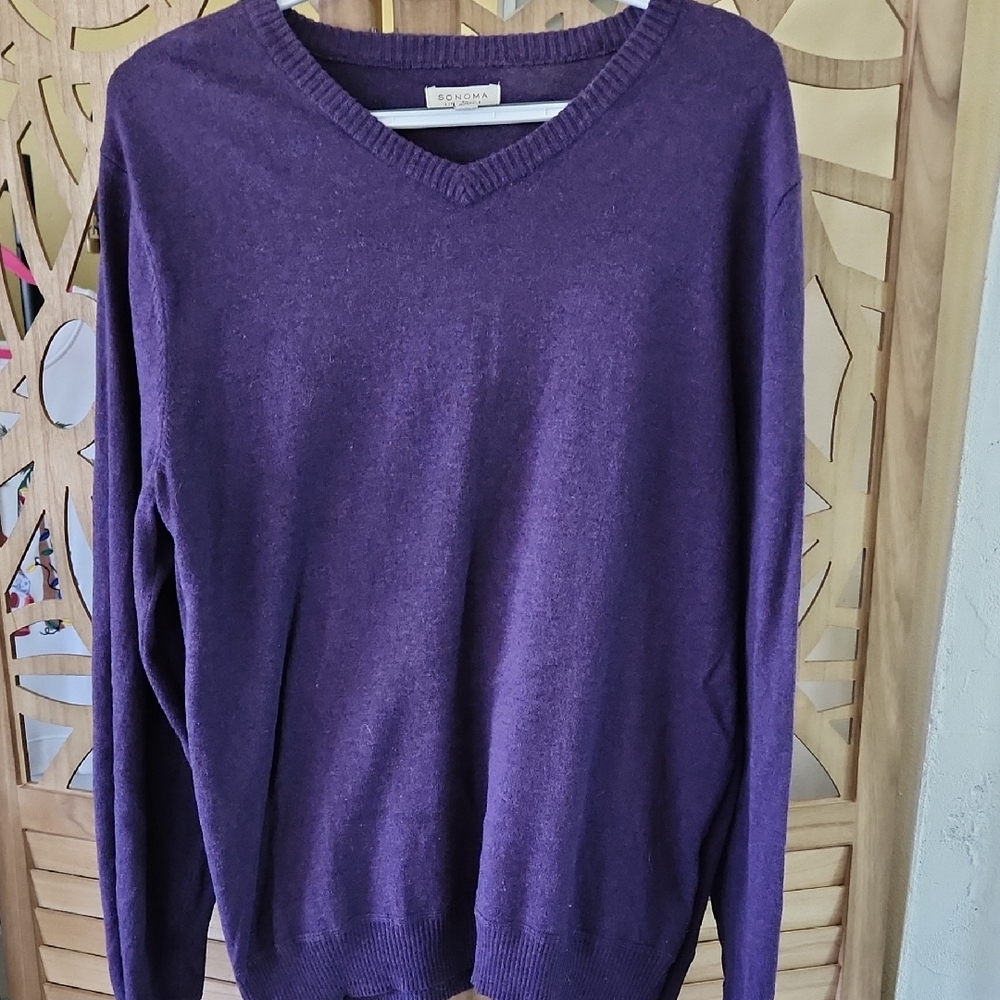 💚Sonoma Purple Crew Neck Sweater